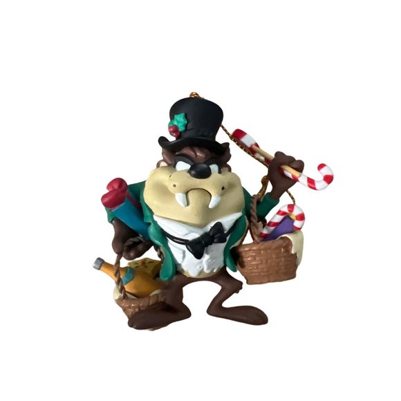 Vintage‎ 1996 Looney Tunes Taz Christmas Ornament - Picture 2 of 5